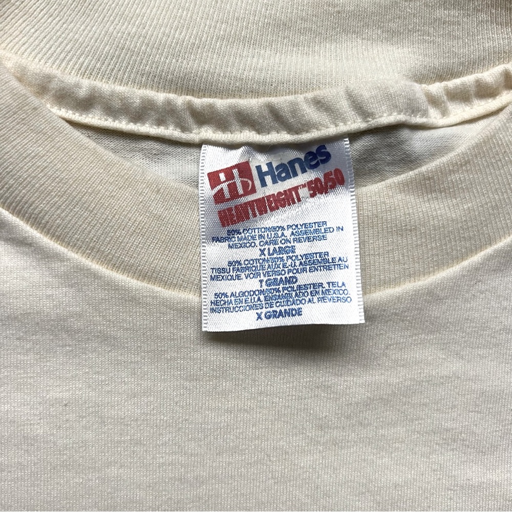 Vintage 90s Hanes Single Stitch T-Shirt - Boulder Colorado Scouting Cactus XL - Picture 6 of 7